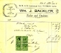 Backler's receipt