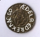 Sudbury penny of Ethelred II obverse traced